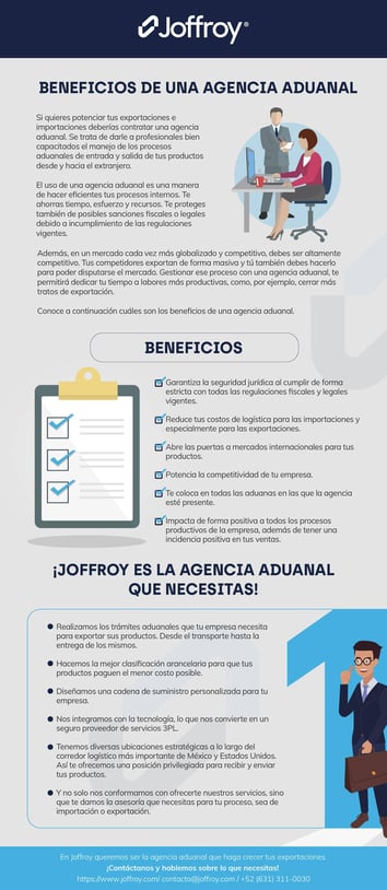 Beneficios De Una Agencia Aduanal Infografía Joffroy 9109